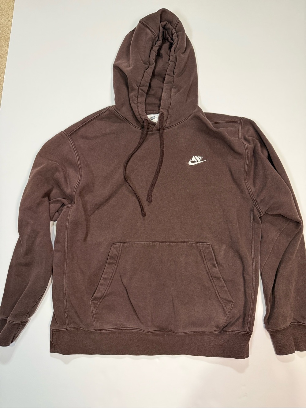 Nike Men's Chocolate Brown Pullover Hoodie